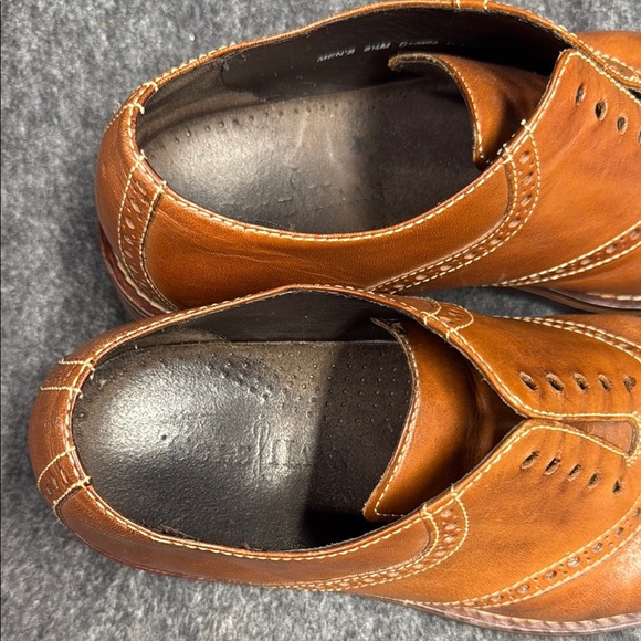 Cole Haan Brown Leather Oxford Shoes Timeless Style - Picture 2 of 8